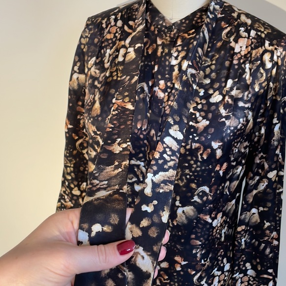 ALLSAINTS Silk Blouse - Picture 4 of 8